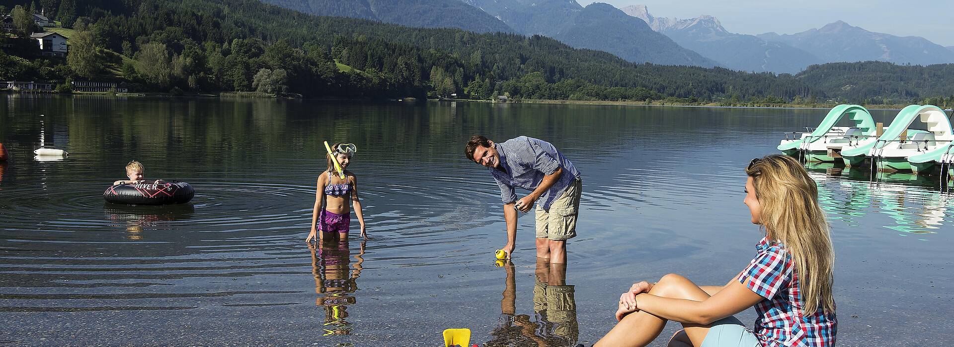 Fischen am Pressegger See