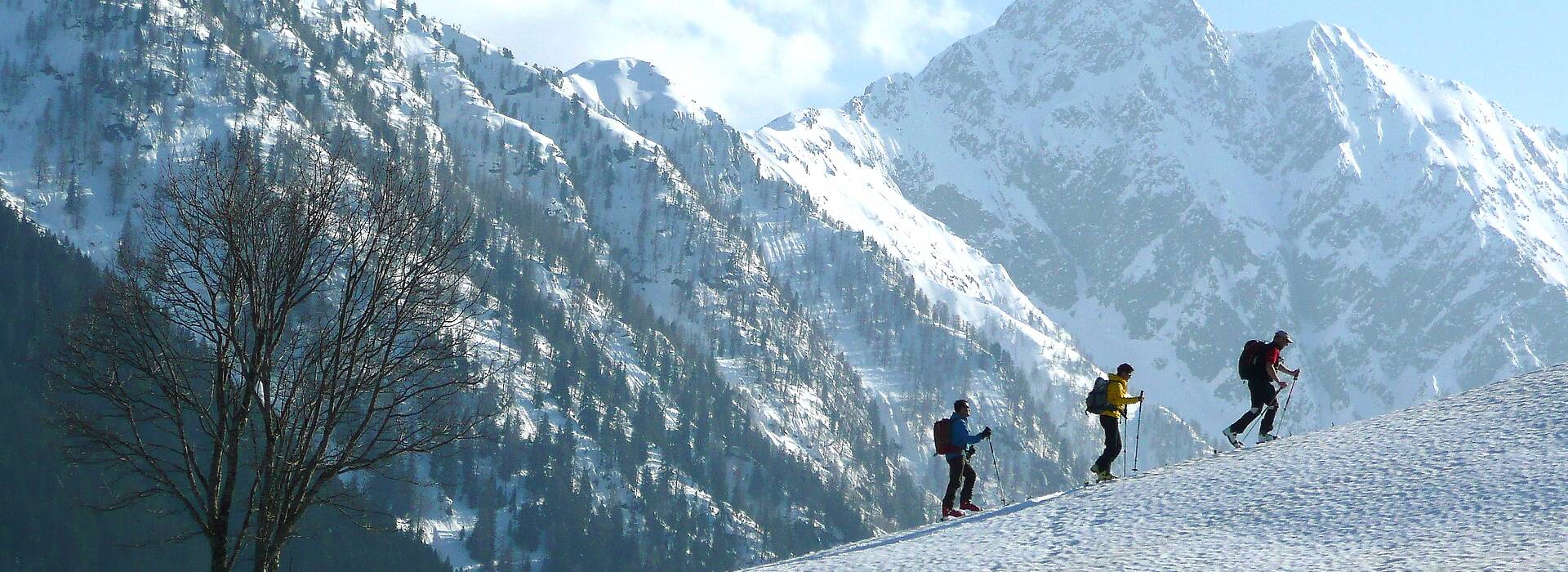 Skitour im Lesachtal in der Naturarena Kärnten Skitour im Lesachtal in der Naturarena Kärnten