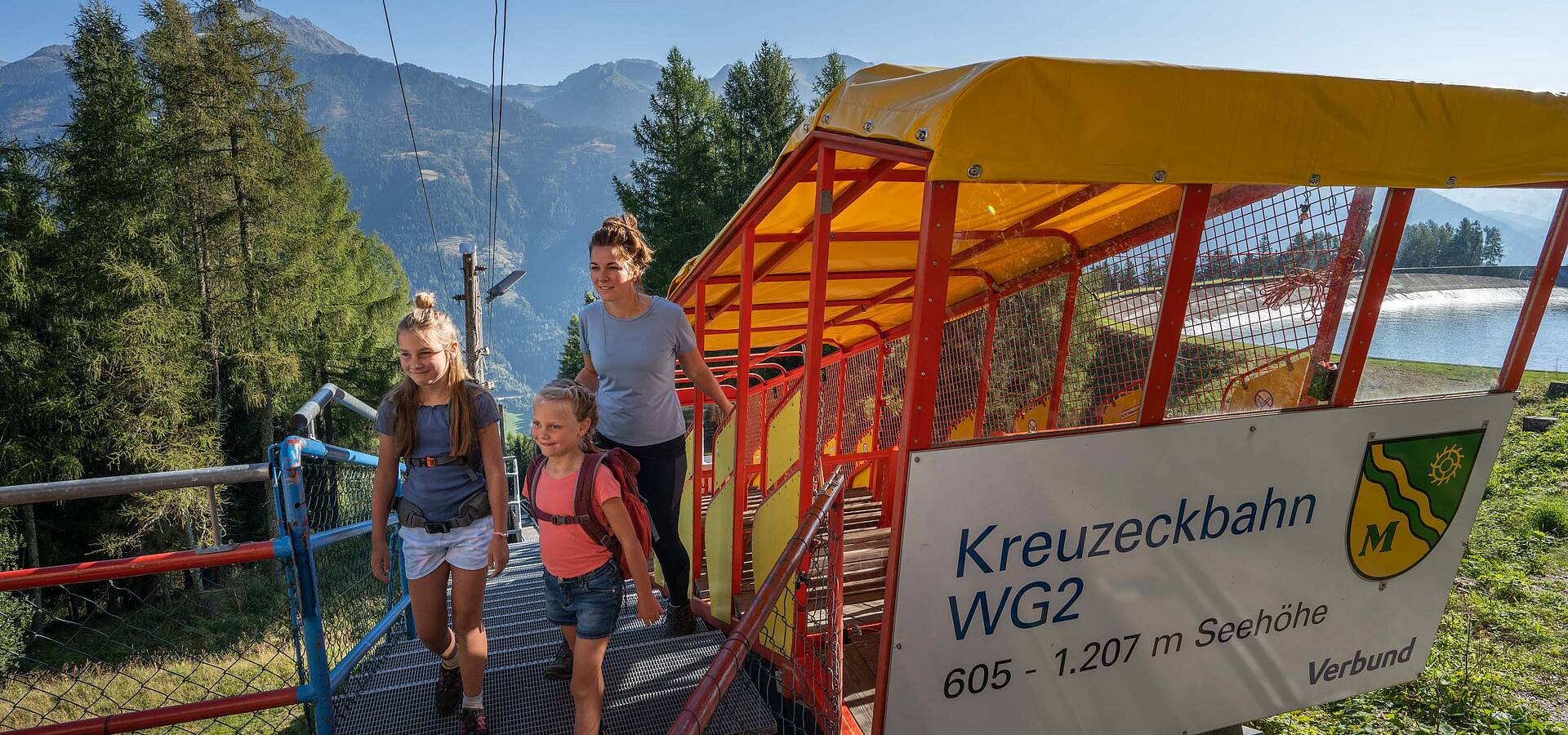 Wandern mit der Familie mit der Kreuzeckbahn