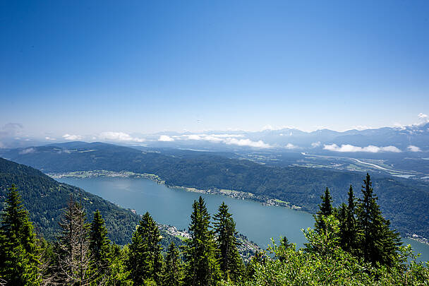 Gerlitzen Alpe mit Blick auf den Ossiacher See